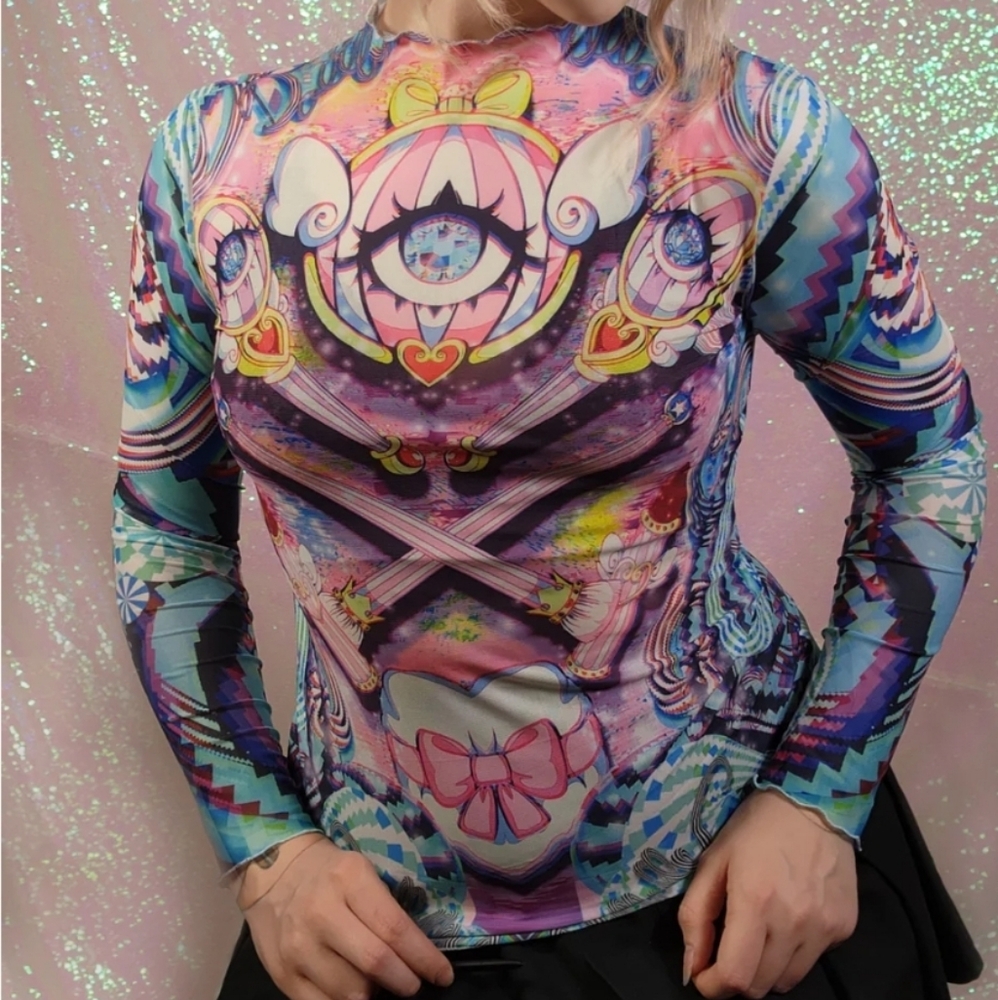 Dollfille Magical Makeup Mesh Top (XL)